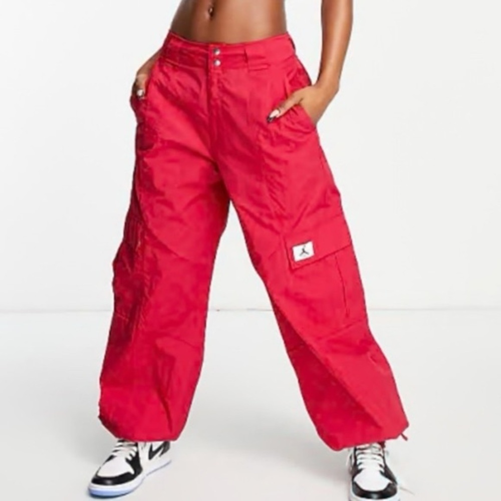 Jordan. Essentials Utility Pants. Hibiscus. Size Medium.